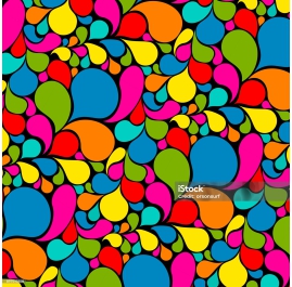 Flat Spaces - Gouache Art - Bernd Berner for Sale