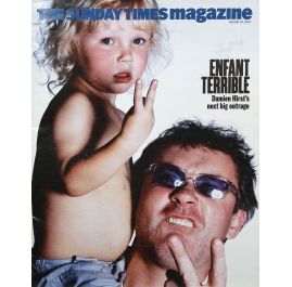 Hirst, Damien - The Sunday Times Magazine - 2 x hand signed
