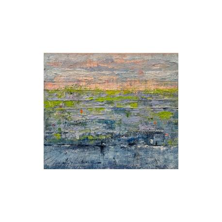 Red Sky - Oil Painting by Annette Selle