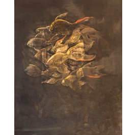 Fish Painting by Bekim Resing