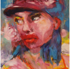 Woman Contemporary Painting by Bekim Resing