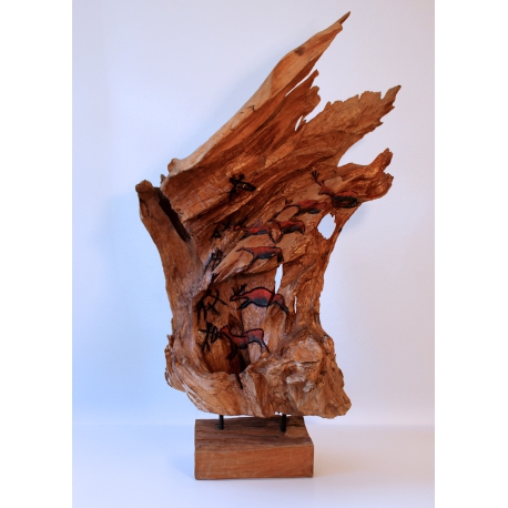 Wood Sculpture by Bekim Resing 1