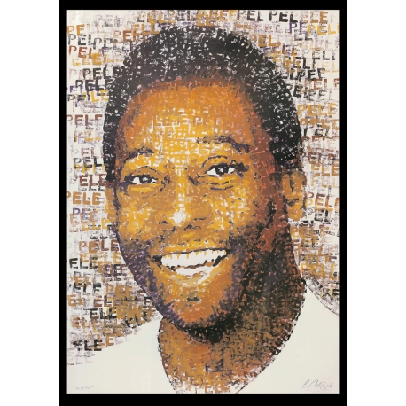 Pelé Footballer Portrait -  The World of Footballers