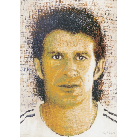 Luís Figo - Footballer Portrait - The World of Footballers