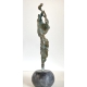Dancer - Bronze Sculpture on Tassos-Marmor by Aliev