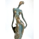 Dancer - Bronze Sculpture on Tassos-Marmor by Aliev