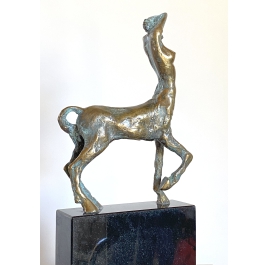 Centaurus - Bronze Sculpture on Granit Black