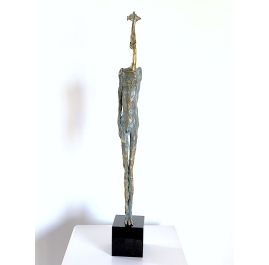 The last Fisher/ Der letzte Fischer - Bronze Sculpture by Aliev