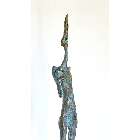 The last Fisher/ Der letzte Fischer - Bronze Sculpture by Aliev