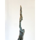 The last Fisher/ Der letzte Fischer - Bronze Sculpture by Aliev