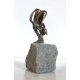 The last Fisher/ Der letzte Fischer 2 - Bronze Sculpture by Aliev