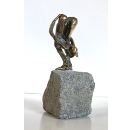 The last Fisher/ Der letzte Fischer 2 - Bronze Sculpture by Aliev