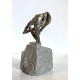 The last Fisher/ Der letzte Fischer 2 - Bronze Sculpture by Aliev