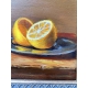Vanitas Painting: Lemon and Candle by Gyunay Aliev