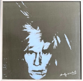 Porcelain Pop Art Portrait Andy Warhol/ Rosenthal