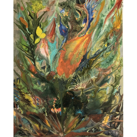 Überlagerung - Overlay Painting by Gabriele Sehn