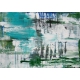 Melting Snow - Abstract Painting by Lena Krashevka