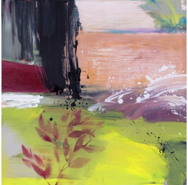 Water Flowing - Abstract Painting by Lena Krashevka
