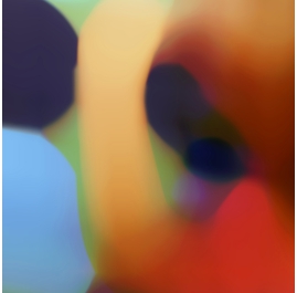 Substrate 2: Turquoise and blue-green metal print by Kirill Chudinskiy