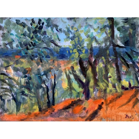 Summer in the South - Impressionist Painting by Barbara Schauß