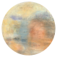 Color and Light - Round Contemporary Painting by Barbara Schauß