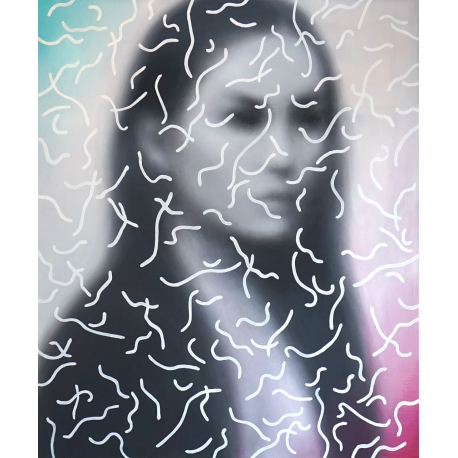 Illusion 26 - Contemporary Painting by Lena Krashevka