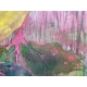 Yellow Land by the Lake - Gelbes Land am See – Painting by Skadi Engeln
