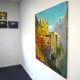 Bridge - Contemporary Painting by Riemer den Ouden