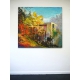 Bridge - Contemporary Painting by Riemer den Ouden