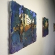 Forest - Contemporary Painting by Riemer den Ouden