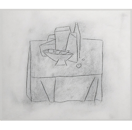 Still Life I - Charcoal Drawing by Nicolaas Maathuis
