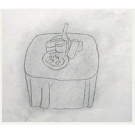 Still Life II - Charcoal Drawing by Nicolaas Maathuis