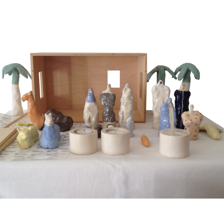 Christmas Group (Large) - Ceramic Nativity Scene