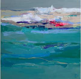 Resonanz - Landscape Painting by Liliya Nikolova