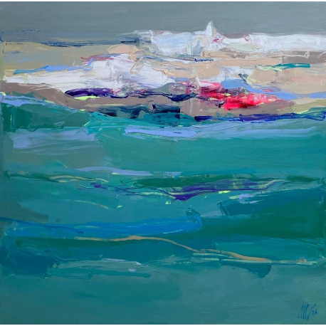 Resonanz - Landscape Painting by Liliya Nikolova