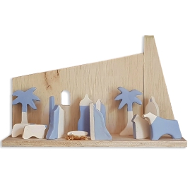 Christmas Group (Small) - Ceramic Nativity Scene, Extended Set by Nicolaas Maathuis