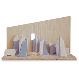 Christmas Group (Small) - Ceramic Nativity Scene, Standard Set by Nicolaas Maathuis