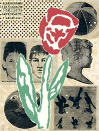 Bloem Kunstwerk kopen - door Donald Baechler
